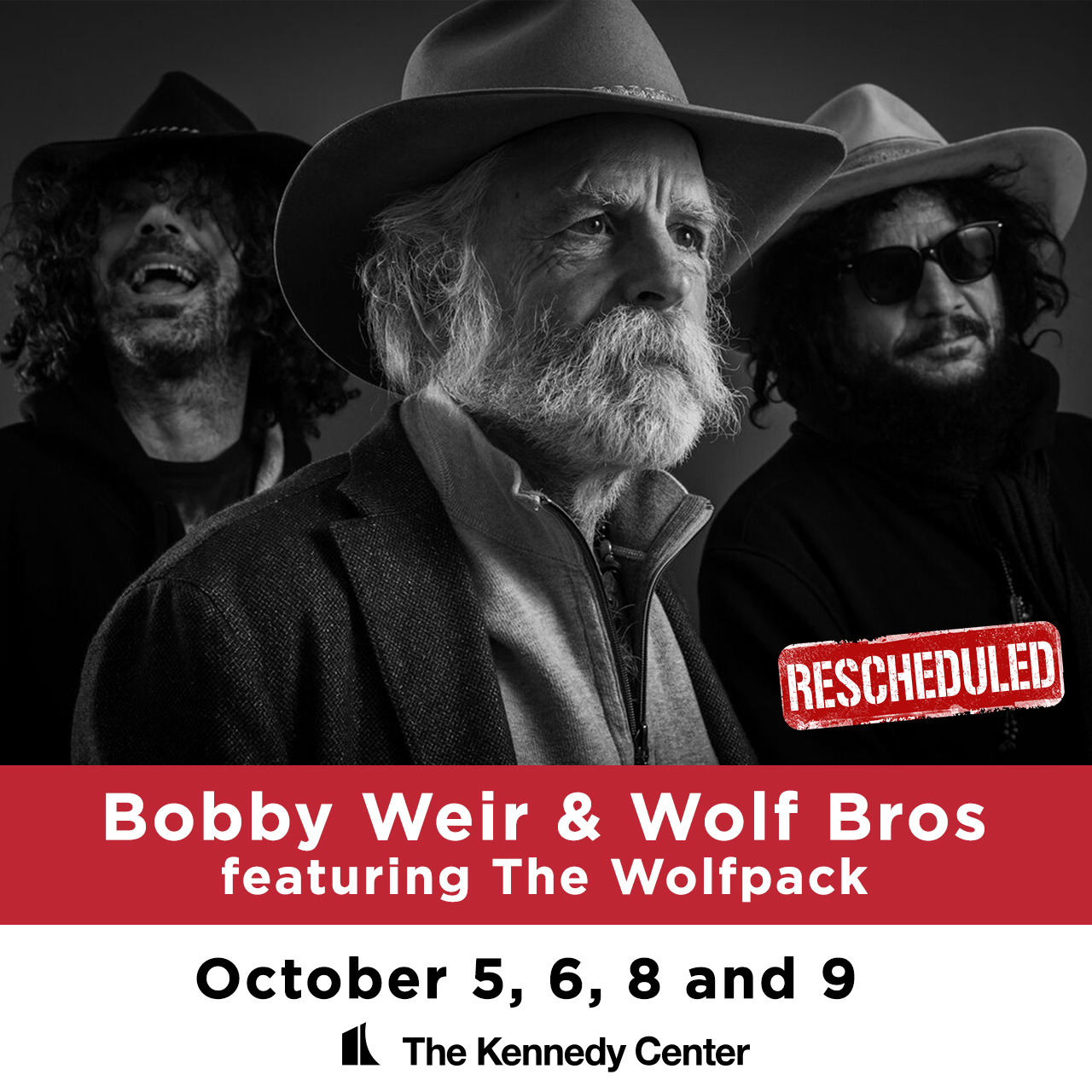 Bobby Weir & Wolf Bros National Symphony Orchestra Performances Postponed to October 2022