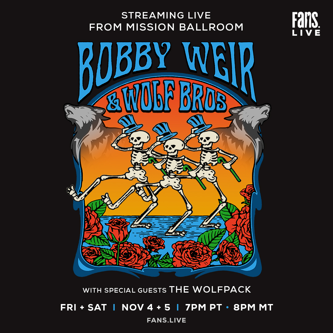 Stream Bobby Weir & Wolf Bros featuring The Wolfpack LIVE from Denver’s Mission Ballroom