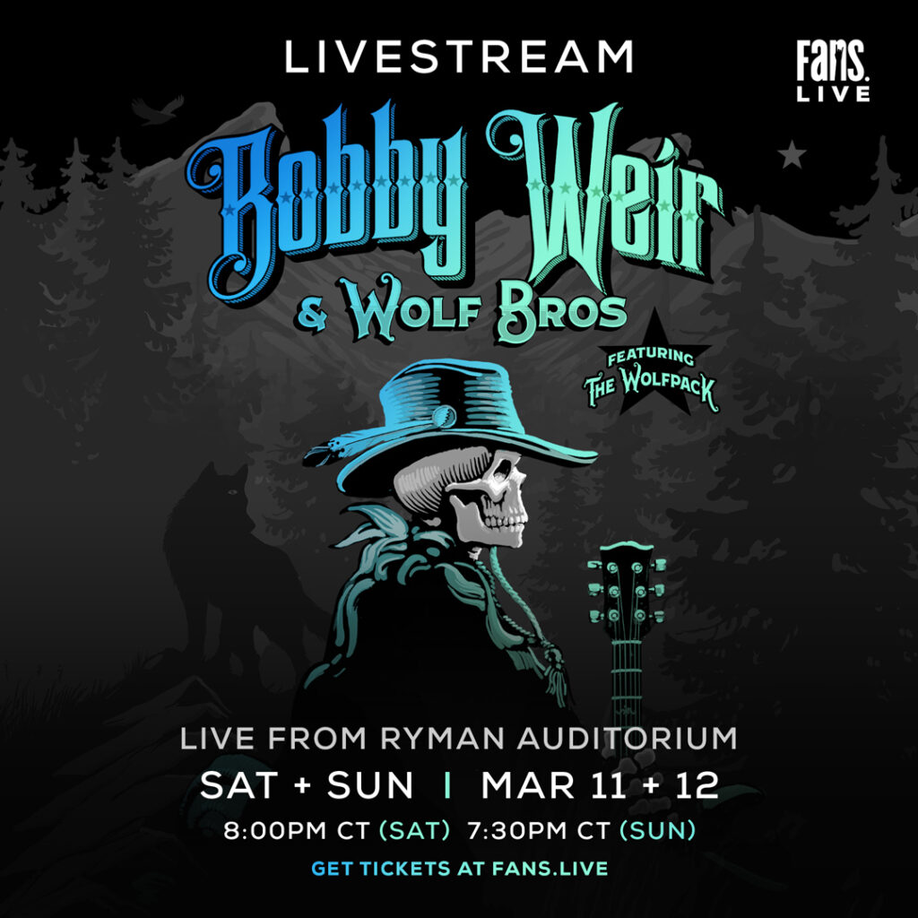 Stream Bobby Weir & Wolf Bros featuring The Wolfpack LIVE from