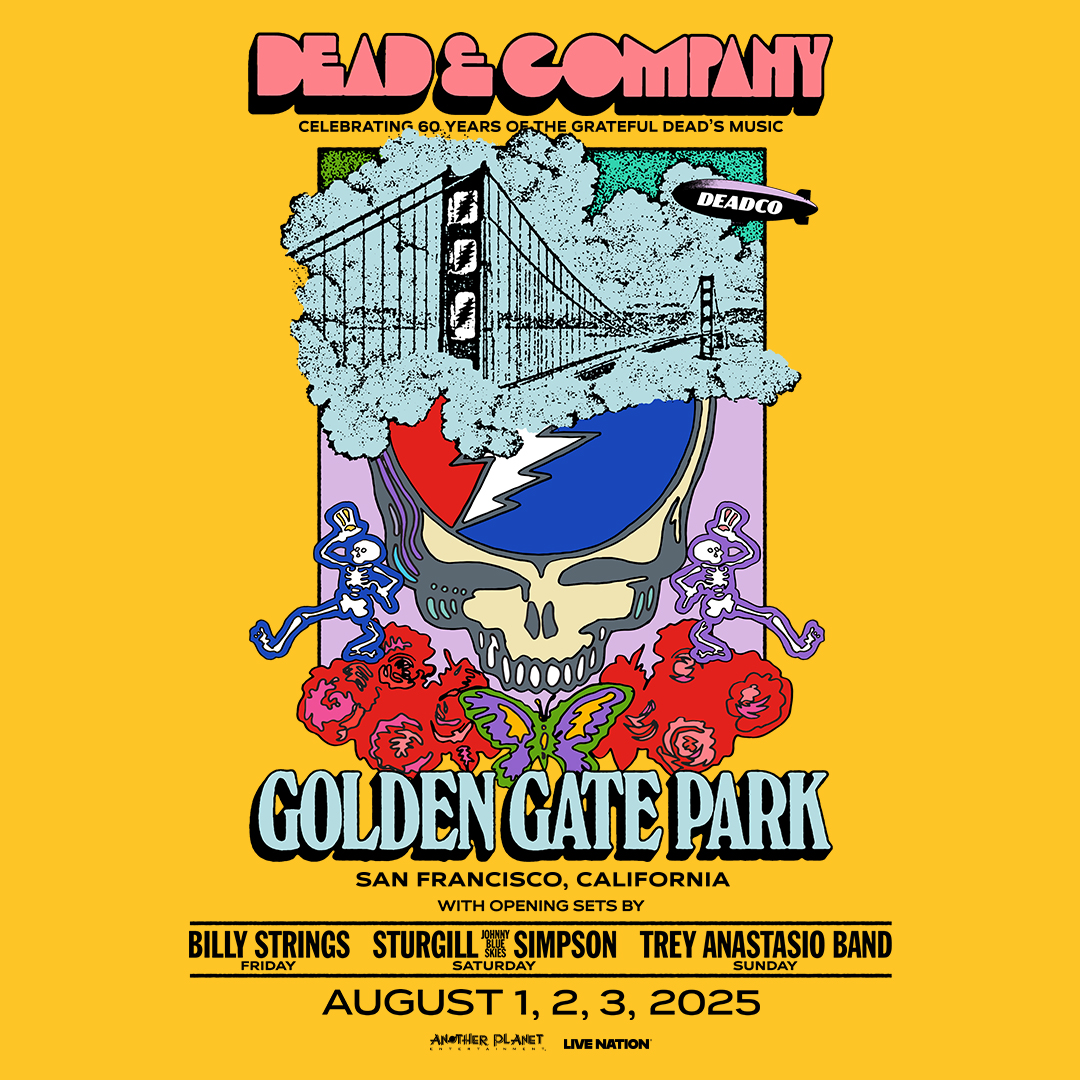 DEAD & COMPANY TO PERFORM IN GOLDEN GATE PARK AUGUST 1-3